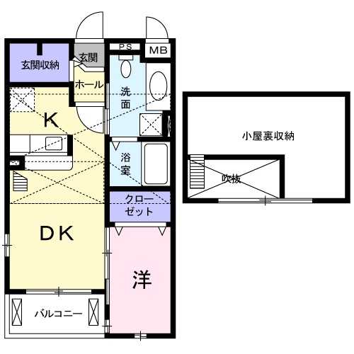 エヴァーハイムの間取り
