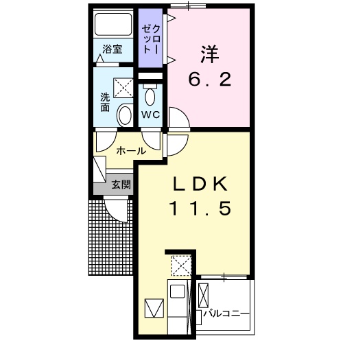 メゾンルミエールの間取り