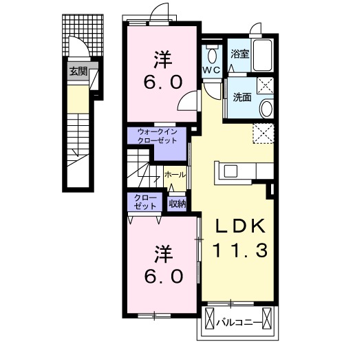 コキアの間取り