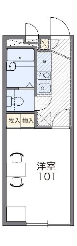 レオパレスソフィア Ⅱの間取り