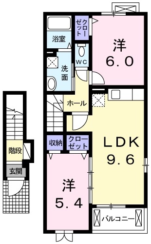 プチ ボヌールの間取り