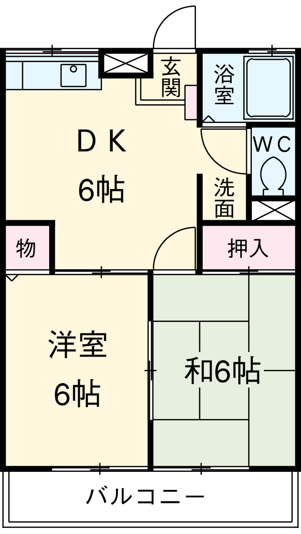 エミールBの間取り