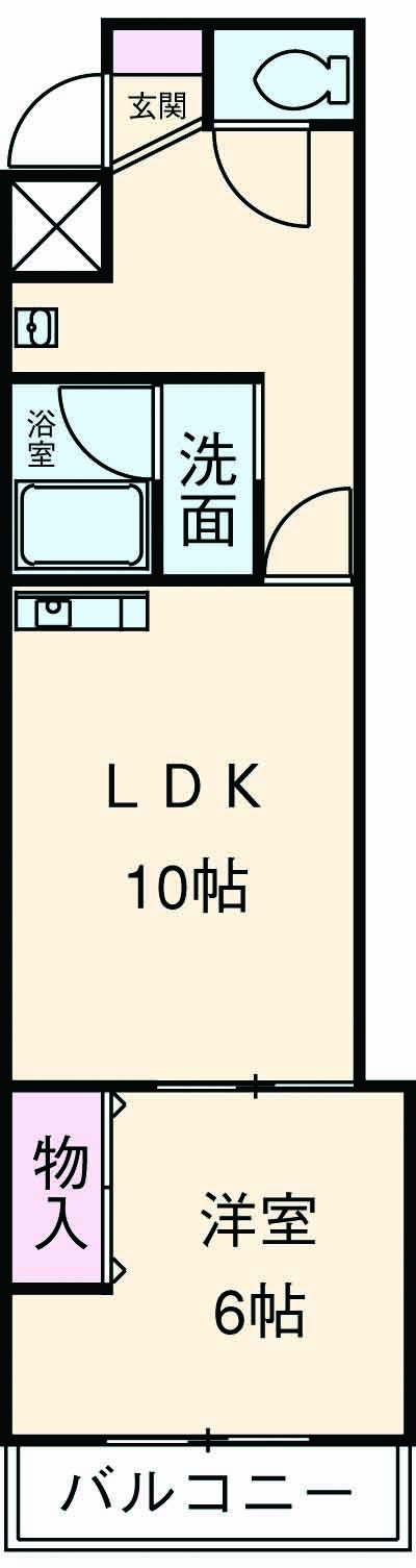 ライブコート安東の間取り