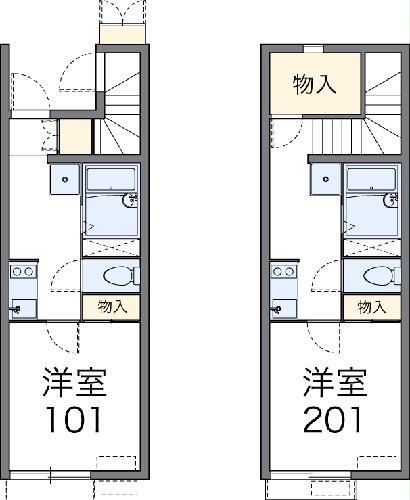 レオネクストwestroadの間取り