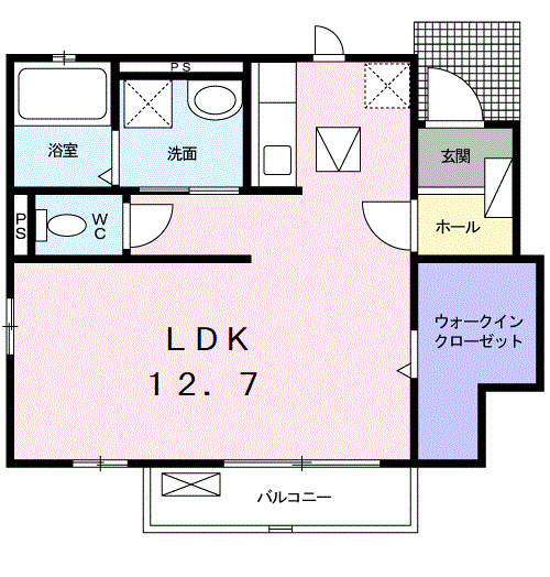 プリムローズKⅣの間取り