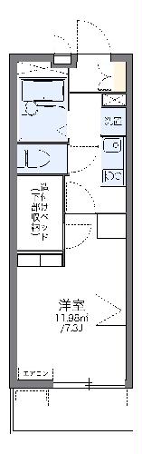レオパレスリリーの間取り