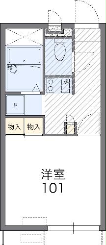 レオパレスつばさの間取り