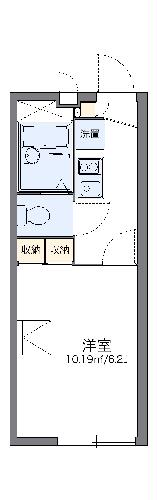 レオパレス並木パークの間取り
