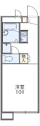 レオパレスパストラルの間取り