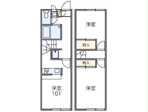 レオパレス小山の間取り