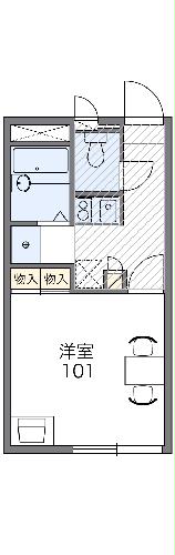 レオパレスコラール キシの間取り