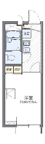 レオパレスメイプルⅡの間取り
