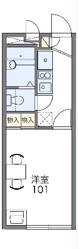 レオパレスみずほアネックスの間取り