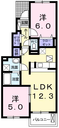 エイト ラックス Ⅱの間取り