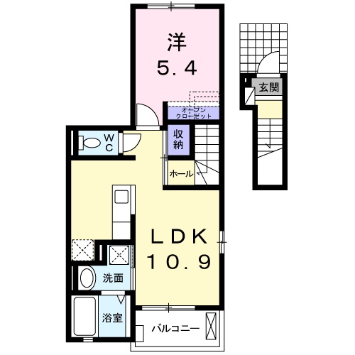グラン ポワールⅢの間取り