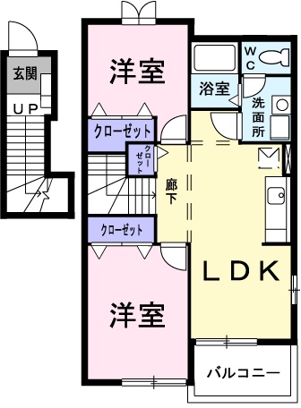 プリマベーラ・Kの間取り