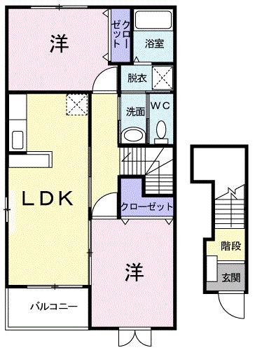メゾン シンシアの間取り