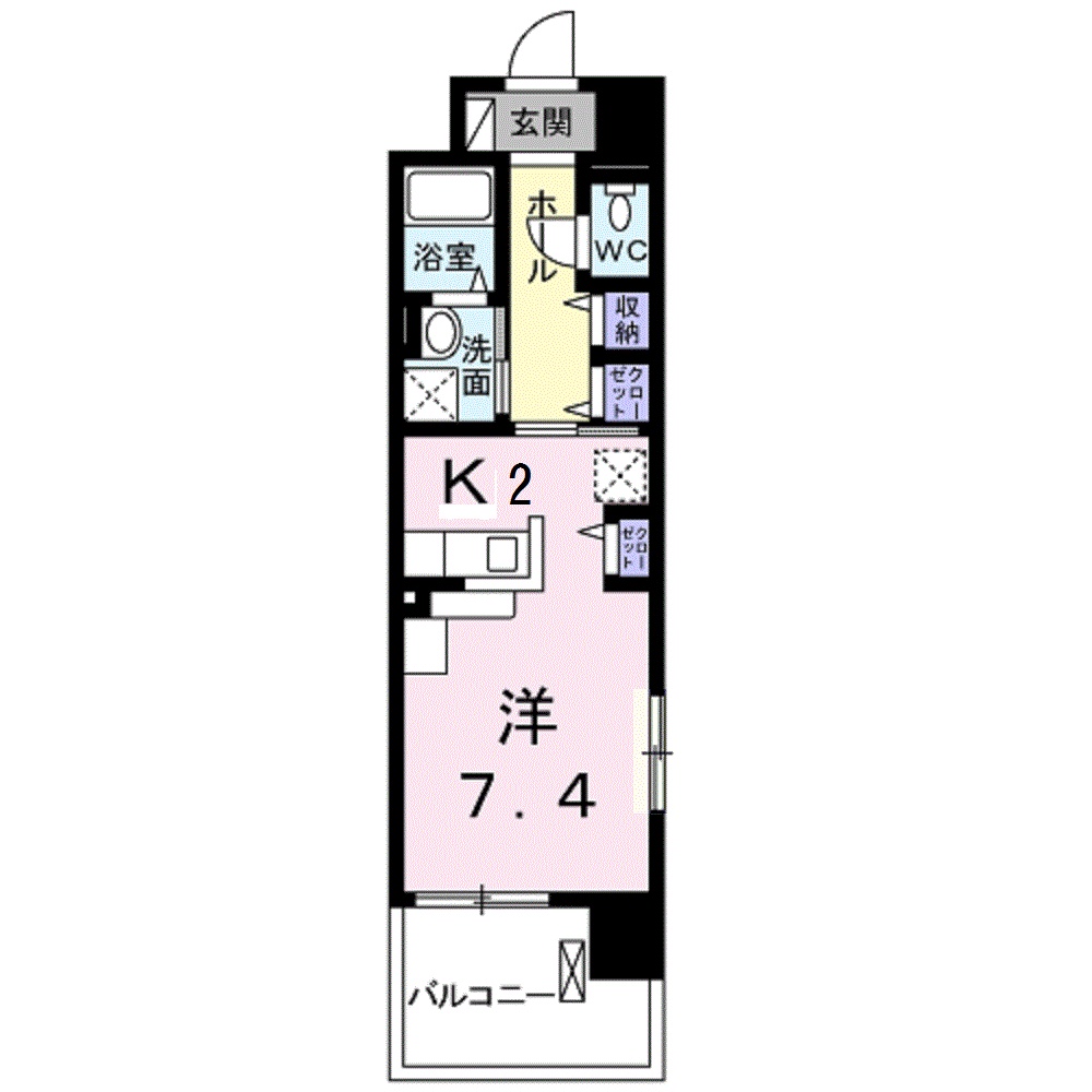 グランデ新宿の間取り
