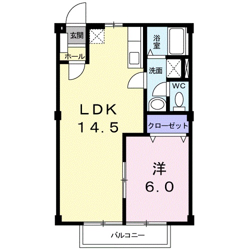 藤倉ハイツの間取り