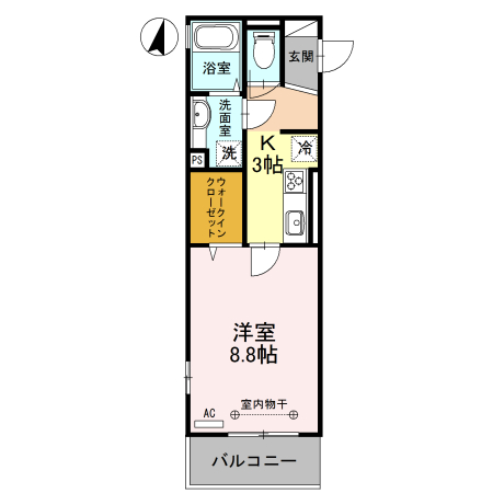 エミネンスⅢの間取り