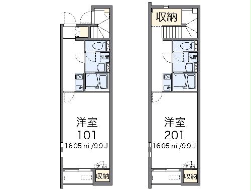 クレイノメゾン ド フェリシアの間取り