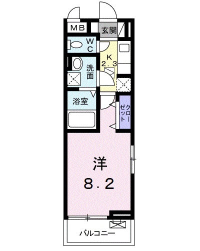 ラ　シャンスの間取り