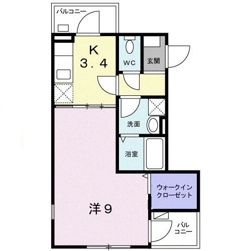 ラ・フレーズの間取り