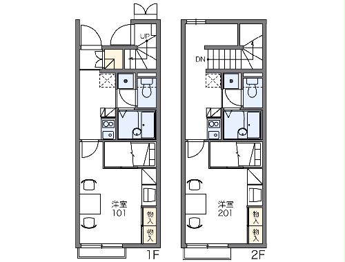 レオパレスsoleil 総庭の間取り