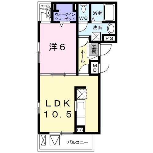 フレグランスⅡの間取り