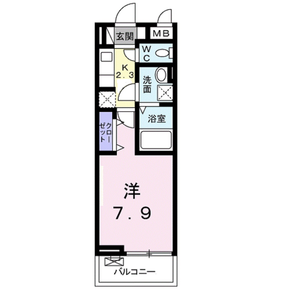 ブルーム ヒル タイチの間取り