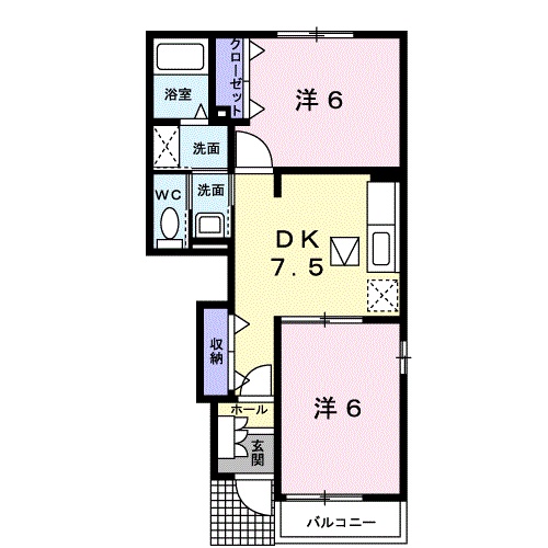 フリージアの間取り