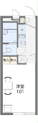 レオパレス並木パークの間取り