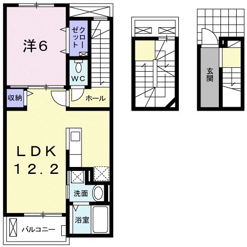 ジェルメ Ⅸの間取り