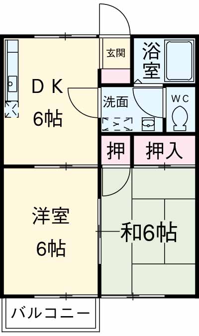 サンボナール南館の間取り