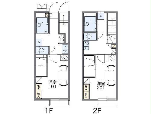 レオパレスyanagiⅢの間取り