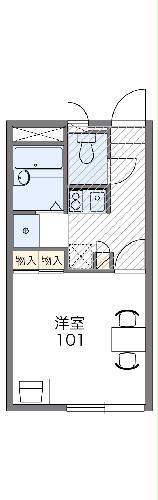 レオパレスイーグルⅠの間取り