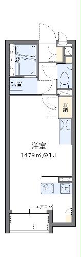 レオネクストNANTSUKAⅡの間取り