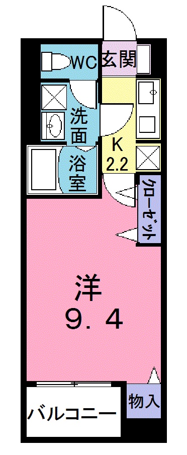 ディア コート 並木の間取り