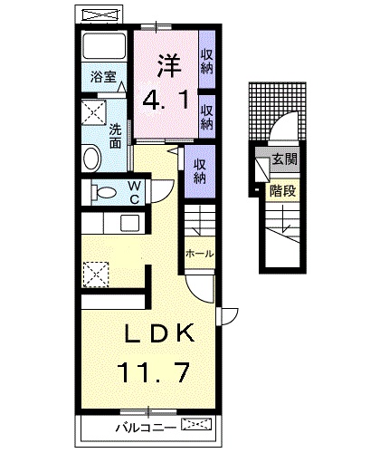 エイト フローラの間取り
