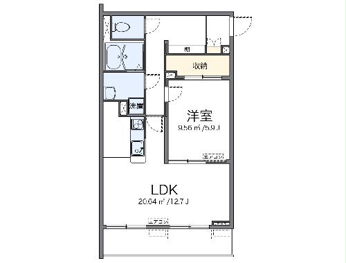 クレイノクレイン ヒルズの間取り