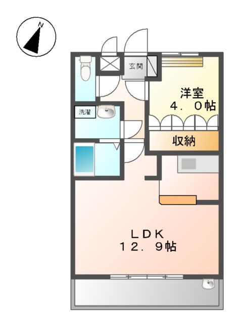 グリーンハイムDの間取り