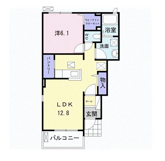 ガーデン フィオーレ Ⅱの間取り