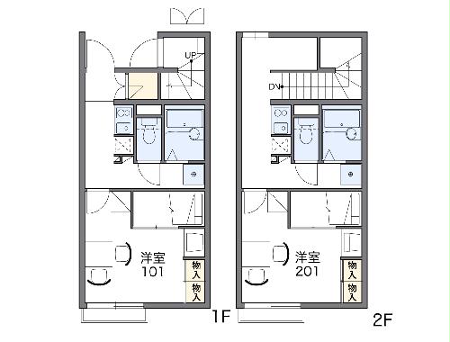 レオパレスエントピアの間取り