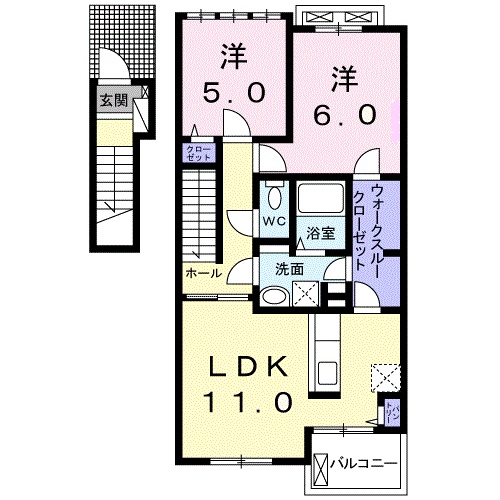 VILLAGE LILAの間取り