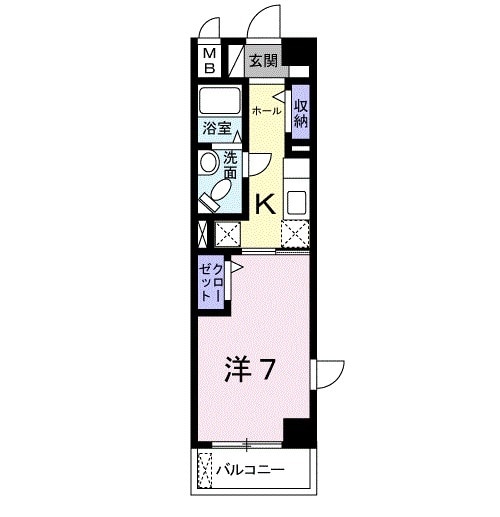 クラール ハイレンの間取り