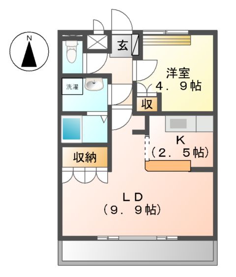 パルムドールの間取り