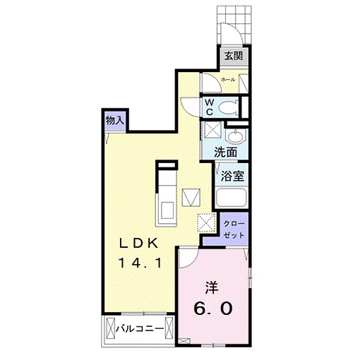 メゾン・ハーモニーの間取り