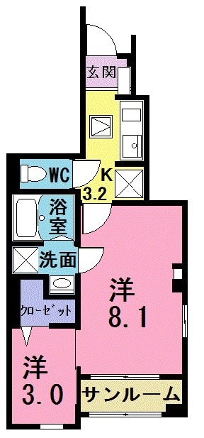 ソニオの間取り
