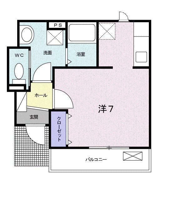 コンフォート霞ヶ関の間取り