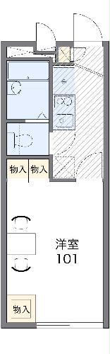 レオパレスラフェスタの間取り